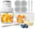 Baby Food Maker, HEYVALUE 13-in-1 Larger Baby Food Processor Set, Fruit, Vegatable, Meat, Puree Blender with Baby Food Freezer Tray, Silicone Spoons, Spatula,20 OZ(Gray)
