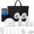 NCVI Electric Breast Pump F1 Pro, Micro-Vibration with Hospital-Grade Suction for Comfort & Efficiency, Long-Lasting Battery, Independent Suction & Rhythm for Each Breast, Portable Breastfeeding Pump