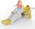 Toddler Slide,Kids Slide Playset for Toddler,Indoor Outdoor Slide Toddler Playset with Ball & Hoop, and Non-Slip Steps,Gift for Boys and Girls 1-3 Years (Yellow)