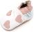 Dotty Fish Soft Sole Leather Baby & Toddler Shoes – Barefoot Feel Crib Shoes for Boys & Girls, Lightweight, Flexible, Non-Slip, Elasticated Ankles, Podiatry Approved, 0–5 Years