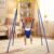 Baby Jumper with Stand | 2 in 1 Baby Jumper Set | for Boys Girls 6-24 Months | Easy Set-Up | Suitable for Indoor and Outdoor Toddler Swing Set with Adjustable Chain Blue