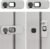 2Pack Child Proof Refrigerator Lock,Fridge Locks for Kids with Sticky Adhesive Pads,Baby Safety Locks for Fridges, Cabinets, Drawers, Double Doors and More (2 Pack)