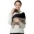 Baby Wrap Carrier, Lightweight Baby Wearing Wraps for Newborn and Infant, Soft Swaddle Holder Carrier, Cozy Baby Sling 7-35 lbs Black+Brown
