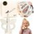 Silicone Teething Toys & Baby Sensory Toys | Rattle Ball & Unicorn Teether Set | Infant Teething Ball & Chew Toy for Babies | Teeth Tamer Car Seat & Crib Toys | Essential Baby Toys 0-36 Months