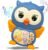 Baby Piano Keyboard Toys 12-18 Month Early Learning Light Up Music Toys Infant Gifts for 1 Year Old Boys Girls (Owl)