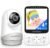 HelloBaby No WiFi Baby Monitor with Voice-Activated Night Vision,4″ IPS Camera and Audio, 2-Way Talk and PTZ, 26H Battery and 1000ft Range, Portable for Nursery and Travel