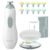 Baby Nail Trimmer Electric Baby Nail File with LED Light 10 Grinding Heads Baby Nail Clippers Safe Quiet Nail Care Kit for Newborn Toddler Kids Toes Fingernails Battery Operated (Not Included) – Grey