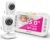AXVUE Video Baby Monitor, Comfortable Slim Design Handheld Enclosure, 5.0″ Screen Monitor & 2 Camera, Range up to 1000ft, 8 Hour Battery Life, 2-Way Talk, Night Vision, Temperature Monitor, No WiFi.
