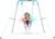 Sportspower My 1st Light-UpToddler Swing – Heavy-Duty Baby Indoor/Outdoor Swing Set with Safety Harness, Light Green, 59″ L x 58″ W x 49″ H
