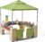Step2 All Around Playtime Patio with Canopy Playset – Shaded Outdoor Playhouse for Kids with Realistic, Interactive Features, Room for Multiple Toddlers to Play – Dimensions: 60″ H x 47.5″ W x 47.5″ D