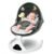 Electric Baby Swing with Remote Control – 5 Natural Motion Speeds, Detachable Seat Pad | Portable Infant Swing for Indoor/Outdoor Use (0-12M, 20lbs)(Green)