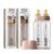 Bibs Baby Glass Bottle | Anti-Colic Borosilicate Glass Bottles | Natural Vented Round Natural Rubber Latex Nipple | Consistent Flow Rate | 7.6 oz/225 ml | 2 Pack | Blush/Woodchuck
