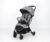 HiBud Baby Stroller, Lightweight Compact Stroller with One-Hand Auto Folding, 5-Point Harness, Adjustable Footrest, Multi-Position Recline, Carry Strap, Supports up to 40 lbs (Grey)