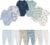Four Seasons Baby Layette Sets 12 Pack Unisex Infant Boys Girls Pants and Long/Short Sleeve Bodysuits