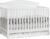 Oxford Baby North Bay 4-in-1 Convertible Crib, Snow White, GreenGuard Gold Certified