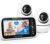 GoodBaby 5″ Split Screen Baby Monitor with 2 Cameras and Audio, No WiFi Secure FHSS, 30-Hour Battery, Remote PTZ, Auto Night Vision, Room Temperature, Two-Way Audio，Lullabies，1000ft Range