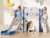 Babytronic Toddler Slide, 8 in 1 Kids Slide with Basketball Hoop, Telescope and Climber, Baby Slide Toddler Playground, Indoor Outdoor Playset for Toddlers Age 1-3, Kids Indoor Playground (Blue&Gray)
