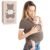 Baby Wrap Carrier – Premium Cotton Baby Carrier Wrap for Newborn to Toddler- Infant Carrier for Babies 8-35 lb – Baby Holder One Size Fits All with Front Pocket by Max&so