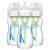 Dr. Brown’s Natural Flow Anti-Colic Options+ Wide-Neck Glass Baby Bottles 9 oz/270 mL, with Level 1 Slow Flow Nipple, 3 Pack, 0m+