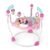 Bright Starts Disney Baby Minnie Mouse Forever Besties Baby Activity Center Jumper with 10 Toys, Lights & Sounds, 360-Degree Seat, 6-12 Months (Pink)