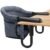 Hook-On Chairs – Portable & Foldable for Babies 6-36 Months, Family & Travel Use with Carry Bag (Grey)