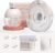 NCVI Breast Pump Hands Free, Double Wearable Electric Breast Pump with Strong Suction, 150min Battery Life with 4 Modes & 9 Levels, 19/21/24mm Flange Anti-Leakage Portable Breastfeeding Pump for Moms