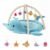 Baby Play Mat, Whale Tummy Time Mat with Toys, Baby Activity Gym for Infants 0–12 Months Sensory Floor Mat for Boys & Girls
