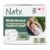 Naty BioEmbrace Baby Newborn Diapers | Sensitive Skin Safe Certified | Leak Protection up to 100% | Plant-Based Teddy Softness, Premium Comfort | Chlorine-Free | Size 1 (4–11 lbs), 25 Count