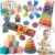 6 in 1 Montessori Baby Toys for 1 Year Old, Toddlers Sensory Teething Toys for Babies, Wooden Stacking Building Blocks Shape Sorter, Xylophone Musical Toy, Educational Birthday Gift for Kids 1 2 3