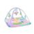 Bright Starts Wild Wiggles Sweet Safari Foldaway Baby Play Gym & Mat, Foldable with 5 Removable Toys, Machine-Washable Mat, for Ages 0-36 Months