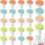 24 Pieces Baby Nail File Pads Nail Trimmer Replacement Pads Electric Baby Nail Grinding Heads for Standard Electric Kid Nail Trimmer Suits to Newborn Infant Toddler (Pink, Light Blue, Green, Orange)
