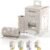 Disposable Diaper Bags (90 BAGS in TOTAL) | NON-SCENTED Dirty Diaper Disposal Baggies (6 Refill Rolls 9 x 13in) | Leak Proof Nappy Trash Bags on the Go | Baby Poop Bags | Travel Diaper Bags Refill