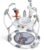 Baby Activity Center, Baby Jumper Activity Center with Music, Interactive Toys, 360° Rotating Seat, 3 Adjustable Heights, Infant Activity Jumper for 6+ Months (Rabbit)