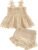 Newborn Baby Girl Summer Clothes Sleeveless Floral Top Ribbed Shorts Boho Outfit Set