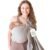 Ring Sling Baby Carrier – USA Lab Tested, 100% Natural Cotton Muslin, Breathable & Ergonomic Ring Sling Grey