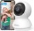 GNCC 2K WiFi Cameras for Home Security, Security Camera Indoor, Baby/Pet Camera with Phone App, 2.4/5GHz, Motion Detector, Night Vision, 2-Way Audio, SD/Cloud Storage, Works with Alexa & Google Home