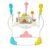 Dream On Me 2-in-1 Baby Activity Center & Bouncer Jumper, 360° Rotating Seat, 3-Height Adjustable, 12 Melodies with Lights & Interactive Toys, Promotes Early Development – Star Print