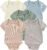 Kiddiezoom Newborn Baby Unisex Cotton One-Piece Bodysuits Baby Gift 5-Pack Baby Clothes