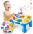 Music Baby Activity Center Toy 12-18 Months Activity Table Baby Toys 12 to 18 Months Early Learning 12 Month Old Toddlers Christmas Birthday Gifts for 1 2 3 Year Old Infant Kids