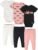 Onesies Brand Unisex Baby 3 Outfit Bundle Mix Match Pants Set