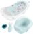 Fisher-Price™ Baby to Toddler Bath 4-in-1 Sling ‘N Seat Tub with Removable Infant Support and 2 Toys, Pacific Pebble