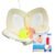 Blooming Baby ColorBloom Baby Bath Seat for Sink – Temperature-Sensing Color-Changing Fabric, Plush Lotus Bath Cushion, Fits Most Sinks, Machine Washable, Newborn Bath Support (0–6 Months)