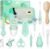 Baby Healthcare and Grooming Kit – Nursery Essentials Baby Registry Shower Gift for Newborns Infants Toddlers Boys Girls 13pcs – Green