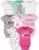 Onesies Brand Baby Girls’ 8-pack Short Sleeve Mix & Match Bodysuits