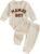 MERSARIPHY Newborn Baby Boy Fall Winter Clothes Mama’s Boy Little Dude Outfit Embroidery Waffle Knit Romper Pants Sets