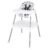 Evenflo Eat and Grow 4-in-1 Convertible High Chair (Pop Star White)