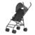 Dream On Me Aero Travel Umbrella Stroller, One-Hand Quick Fold, 3-Point Safety Harness, Dual Brakes, Adjustable Removable Canopy, Lightweight Compact & Space-Saving for Infants and Toddlers – Black