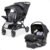 Baby Trend Infant and Toddler Double Stroller & Car Seat Combo, 2 Pc Set, Stormy – Lightweight and Compact Travel Stroller and Carseat Tandem for Babies, Infants, and Toddlers