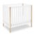 Delta Children Gio Mini Crib with 2.75″ Mattress Included, Bianca White/Natural