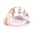 Ingenuity Cozy Spot Reversible Duvet Activity Gym & Play Mat with Wooden-Toy-bar – Calla (Pink), Newborn and up